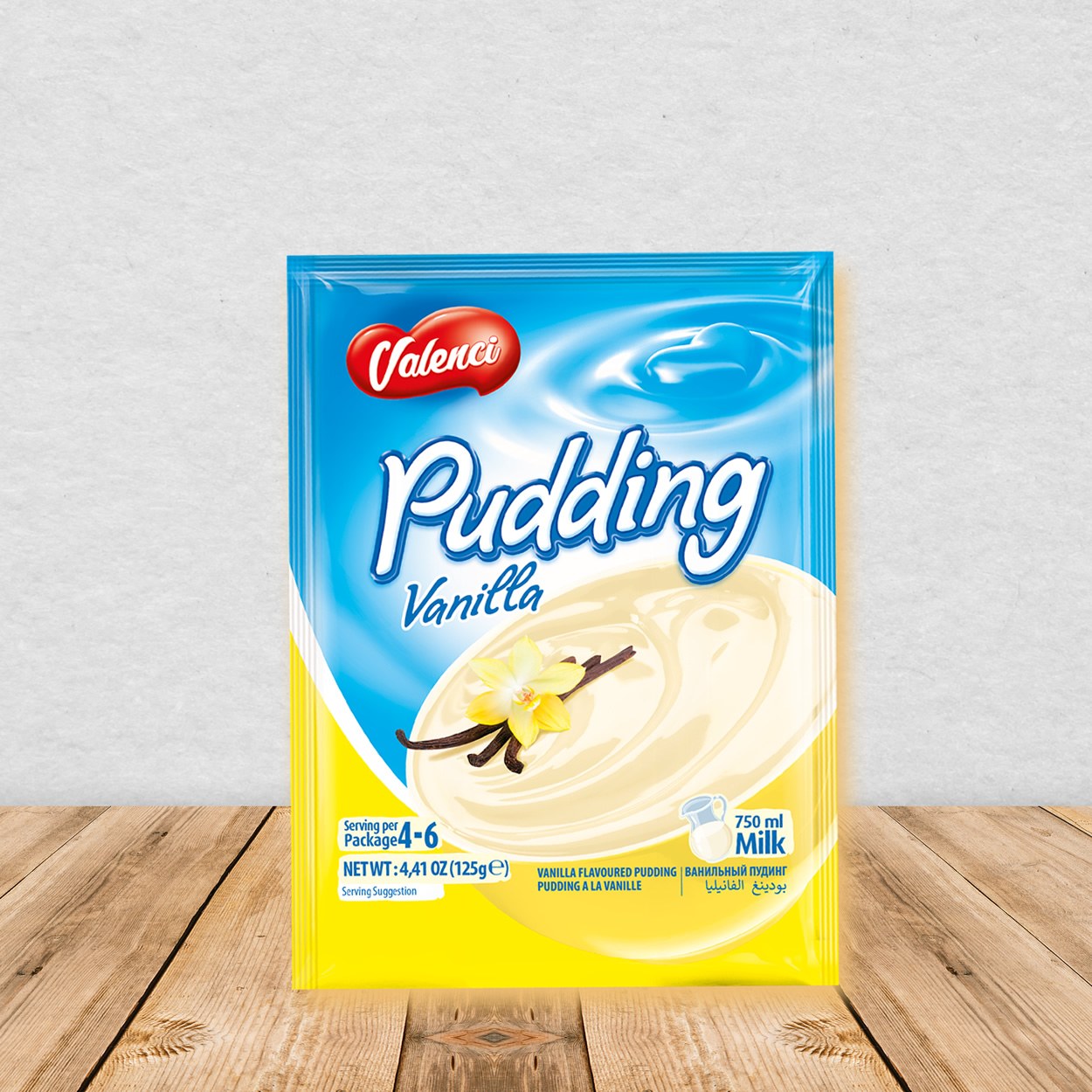Vanilya Aromalı Puding
