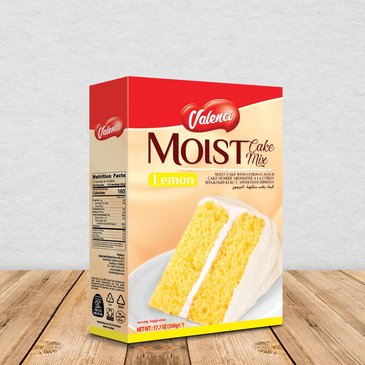 Limon Aromalı Nemli Kek