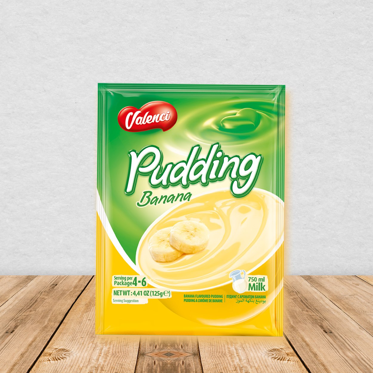 Muz Aromalı Puding