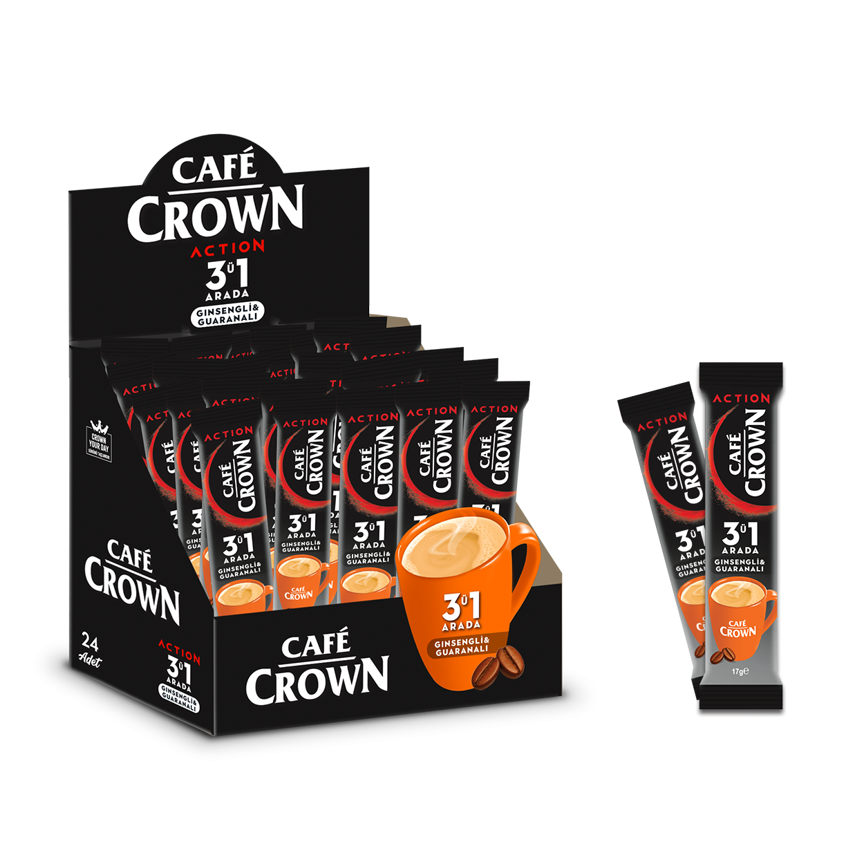 Cafe Crown 3’ü 1 Arada Kahve – 17G ACTION-DISPLAY