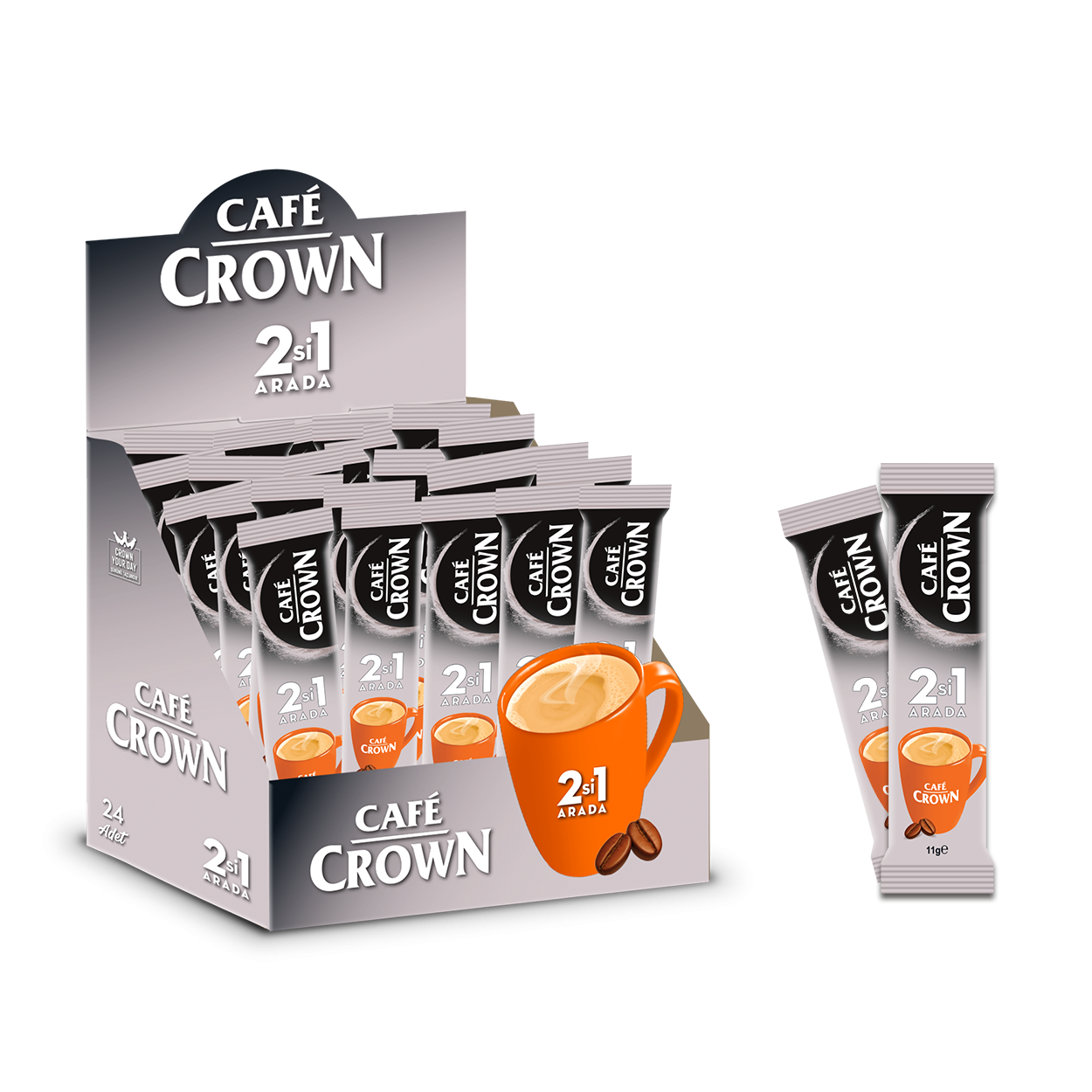 Cafe Crown 2’si 1 Arada Kahve – 11G-DİSPLAY