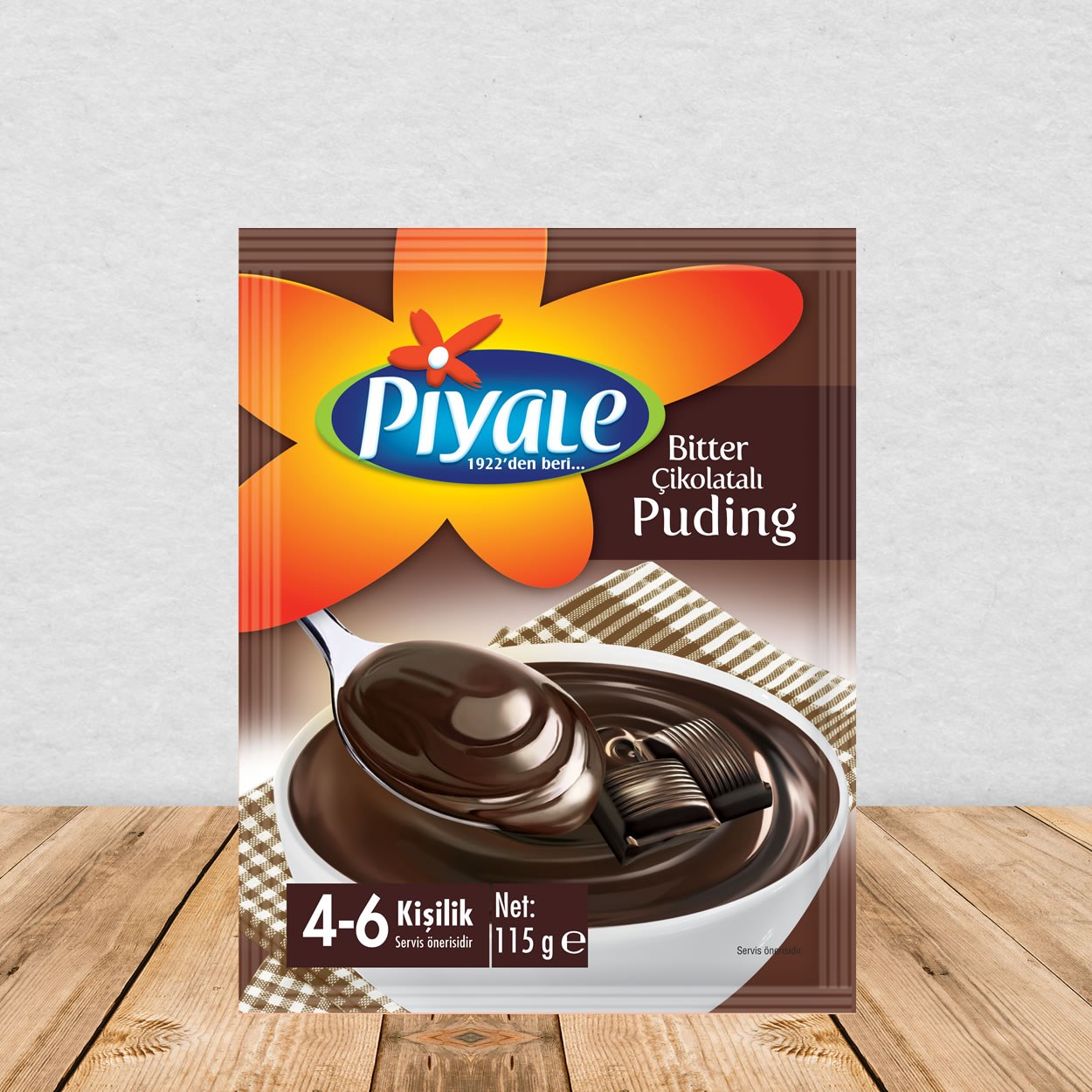 Private Label ürün örneği: bitter çikolatalı puding