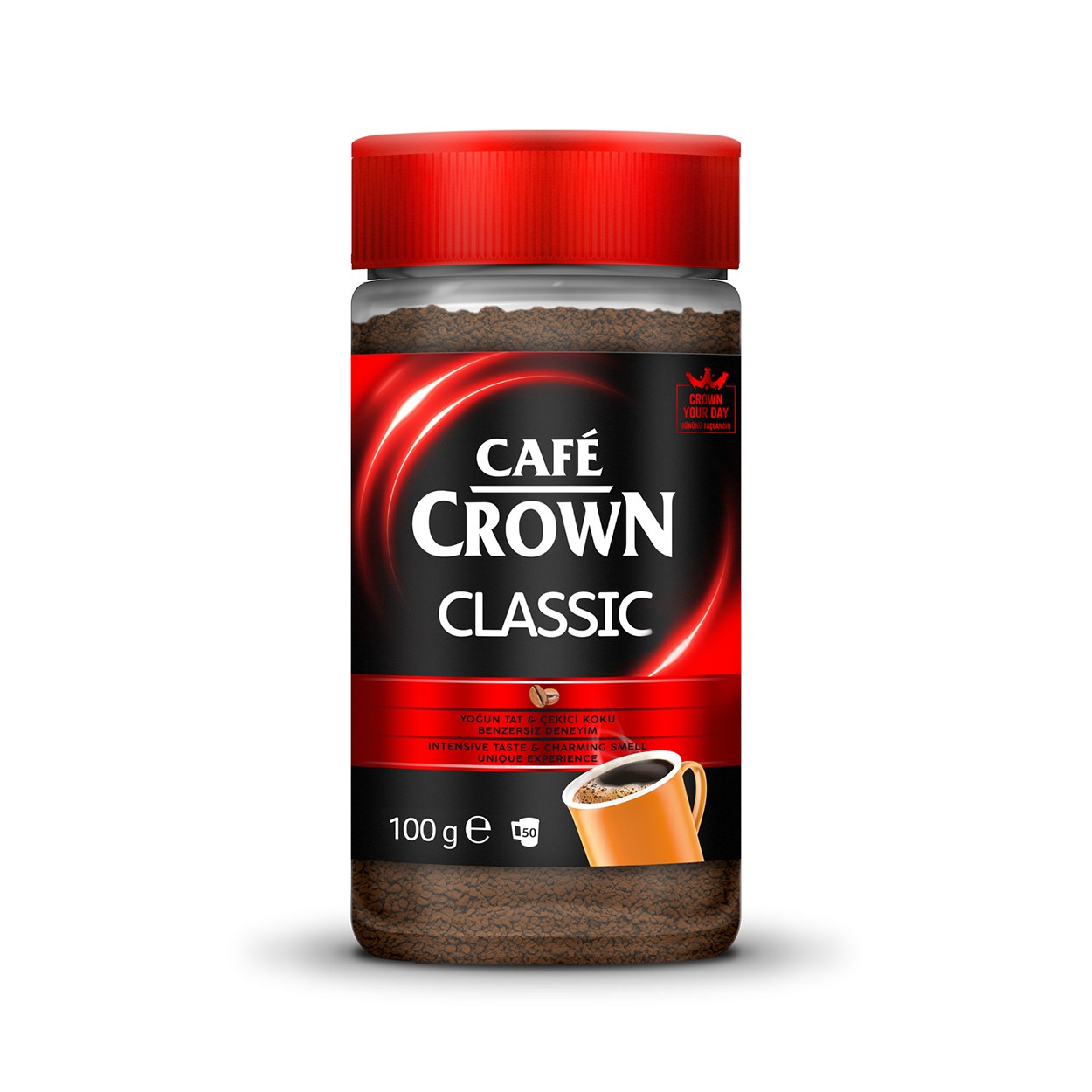 Cafe Crown Klasik Kahve – 100G KAVANOZ