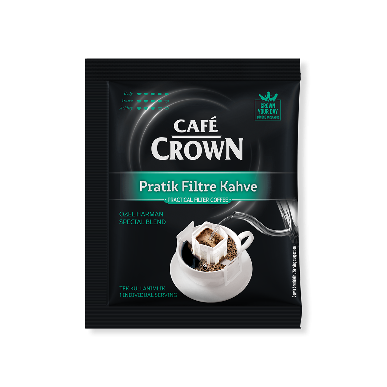 Cafe Crown Filtre Kahve – 8G PRACTICAL