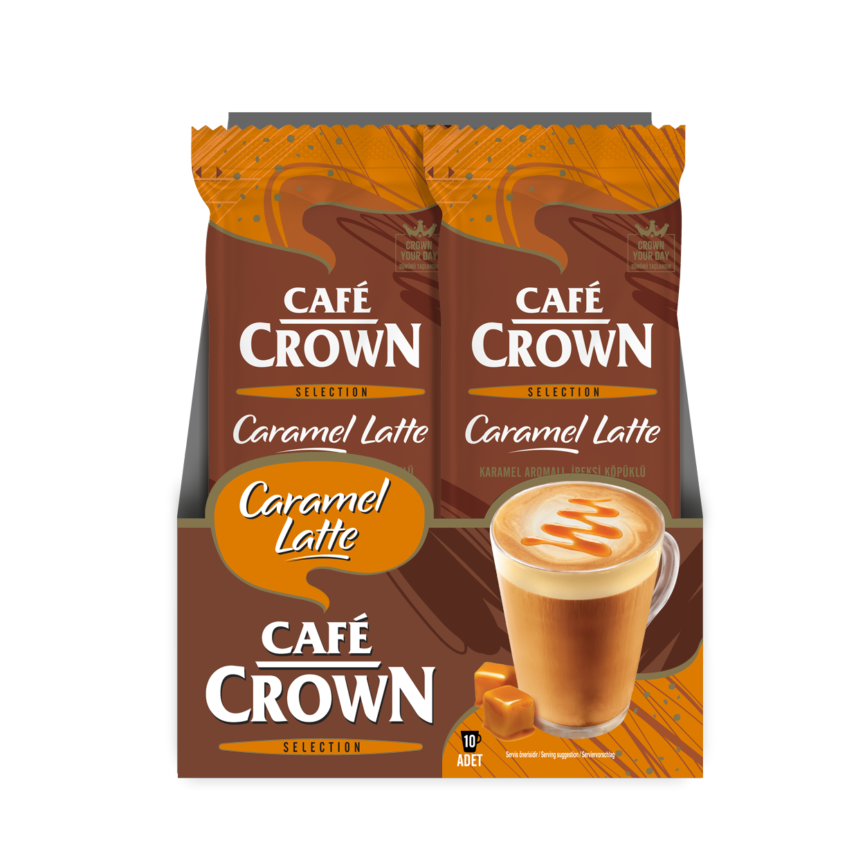 Cafe Crown Selection – 21,5G CARAMEL LATTE 10'lu 968-04