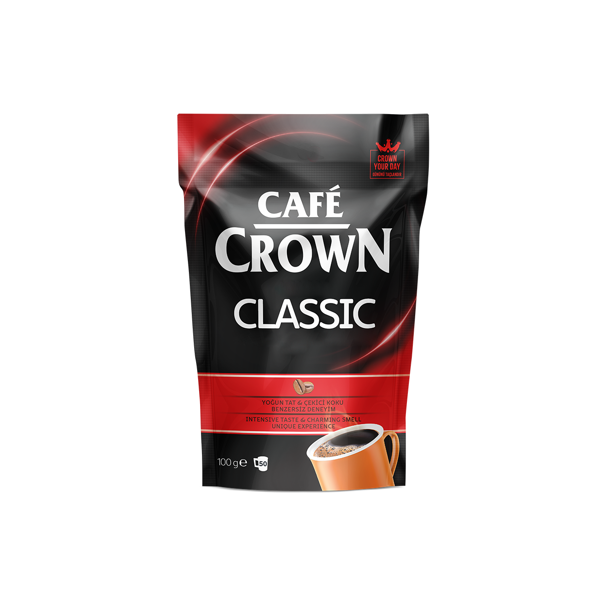 Cafe Crown Klasik Kahve – 100G DOYPACK