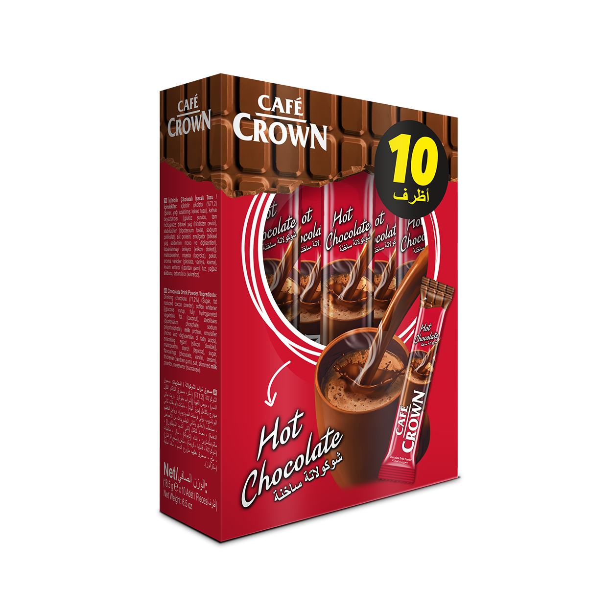 Cafe Crown Sıcak Çikolata – 18,5G-KUTU