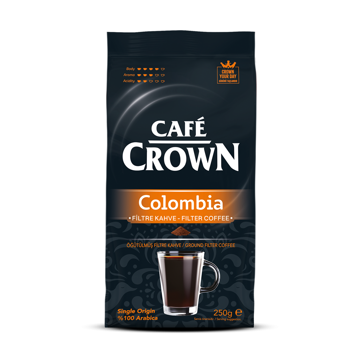 Cafe Crown Filtre Kahve – 250G COLOMBIA