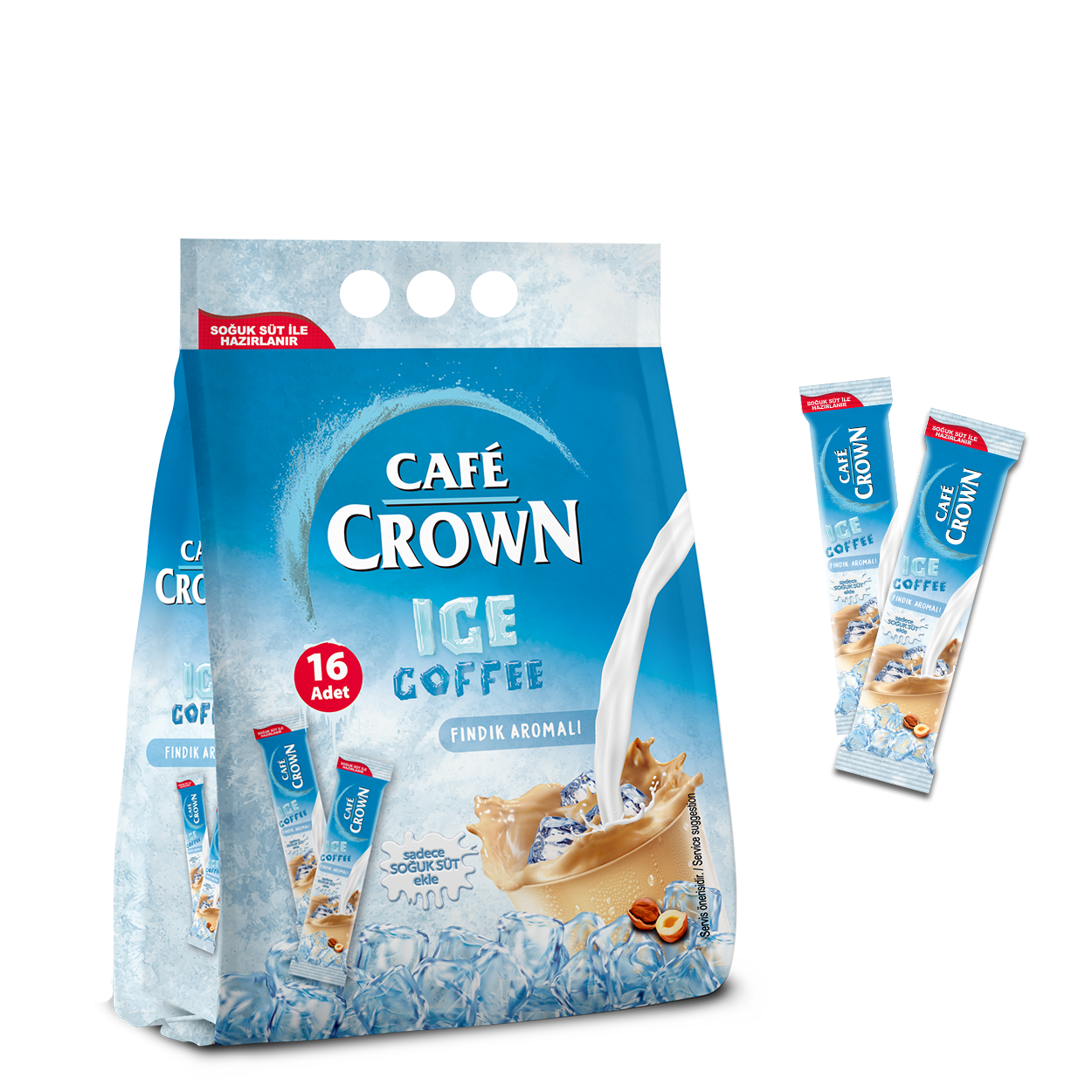 Cafe Crown Soğuk Kahve – 10,5G HAZELNUT FLAVOURED-PAKET