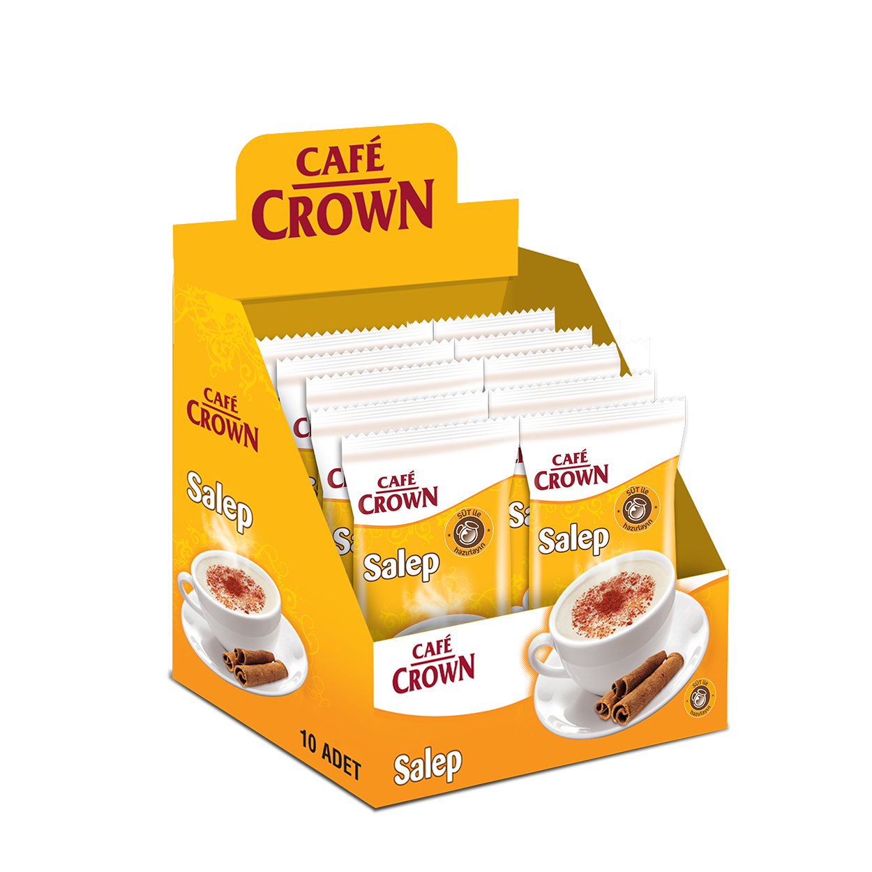 Cafe Crown Sütlü Salep – 120G-DISPLAY 00801-24