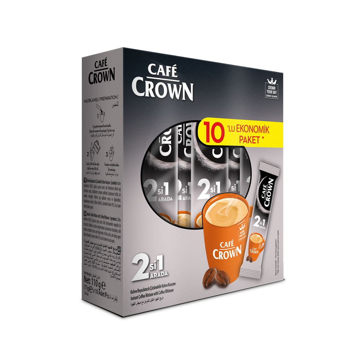 Cafe Crown 2’si 1 Arada Kahve – 11G-KUTU